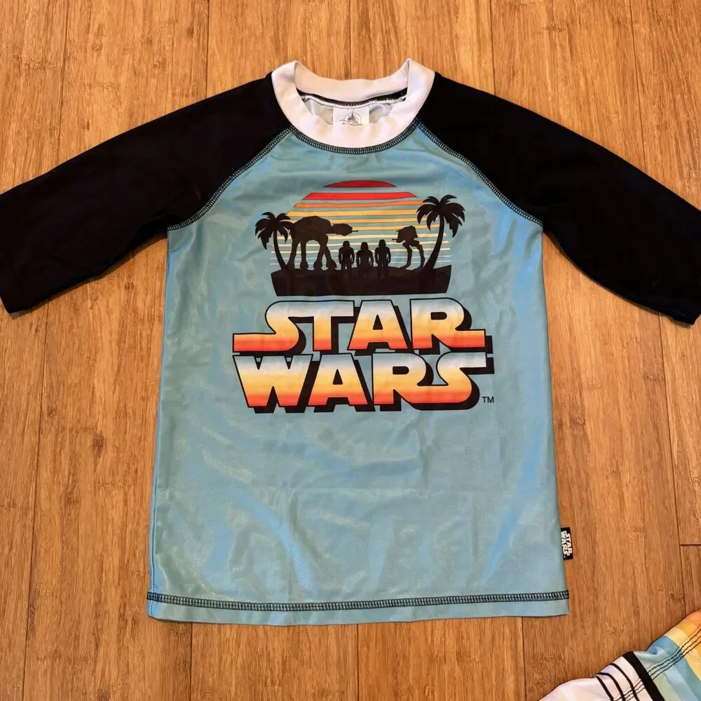 Disney Store Star Wars Swim Set Size 7/8